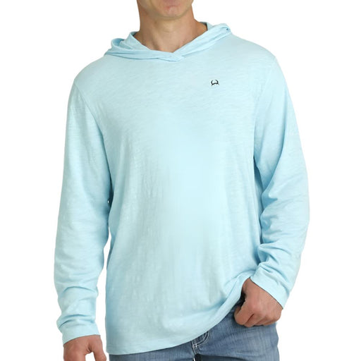Cinch Men's Solid Arenaflex Hoodie - Light Blue MEN - Clothing - Pullovers & Hoodies Cinch