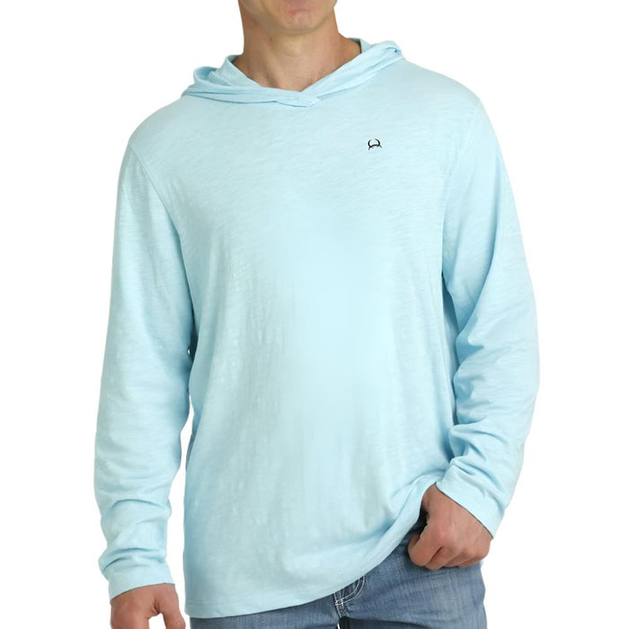 Cinch Men's Solid Arenaflex Hoodie - Light Blue MEN - Clothing - Pullovers & Hoodies Cinch