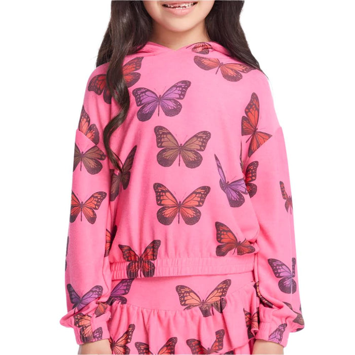 * Colorful Butterflies Hoodie - FINAL SALE KIDS - Girls - Clothing - Sweatshirts & Hoodies Chaser
