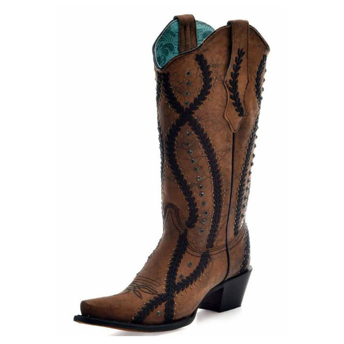 * Corral Embroidery & Crystals Boot - FINAL SALE WOMEN - Footwear - Boots - Western Boots Corral Boots