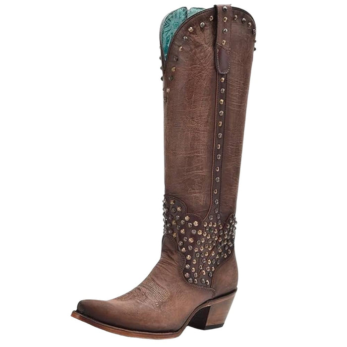 Corral Studded Tall Boot - FINAL SALE WOMEN - Footwear - Boots - Western Boots Corral Boots