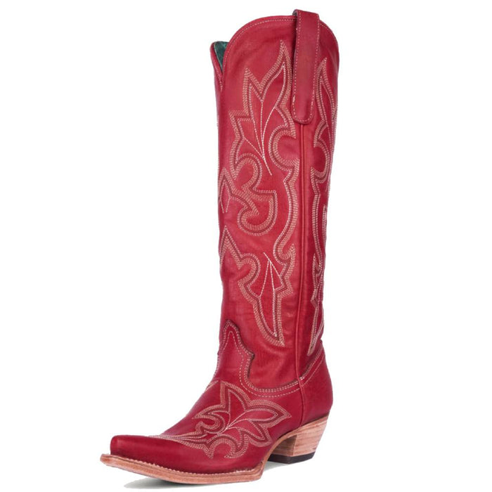 Corral Red Embroidered Tall Boot WOMEN - Footwear - Boots - Western Boots Corral Boots