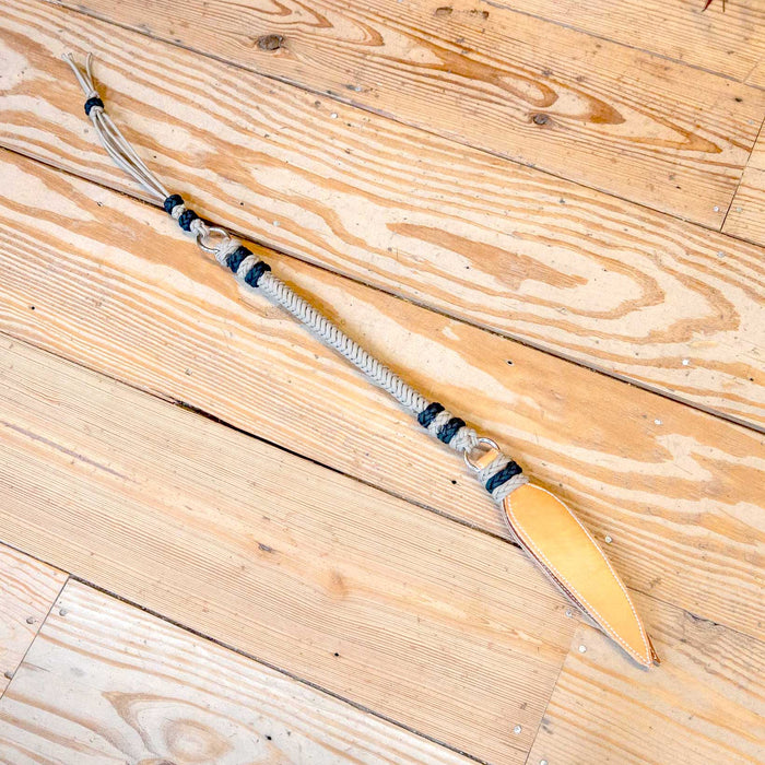 Loewen Handmade 21" Beige Quirt w/Popper Tack - Whips, Crops & Quirts Tony Loewen
