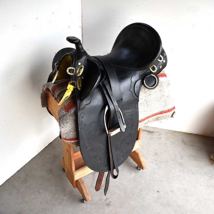 Used 15" Stockman Bush Rider Saddle