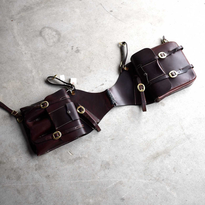 Teskey's Dark Leather Medicine Bags