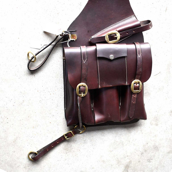 Teskey's Dark Leather Medicine Bags