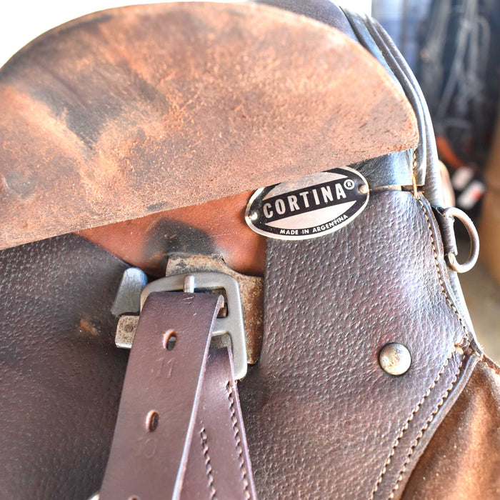 Used 17" Cortina Rider Saddle Sale Barn Cortina