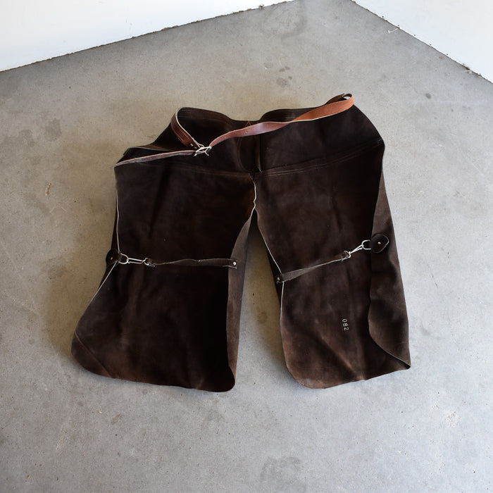 Used Western Heritage Brown Chaps Sale Barn Teskeys