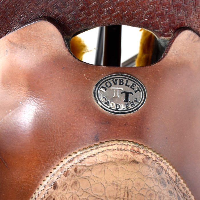Used 15.5" Double T Rider Saddle Sale Barn DOUBLE T SADDLERY