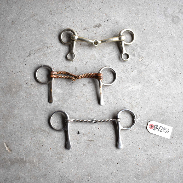 Used Half Cheek Snaffle Set Of 3