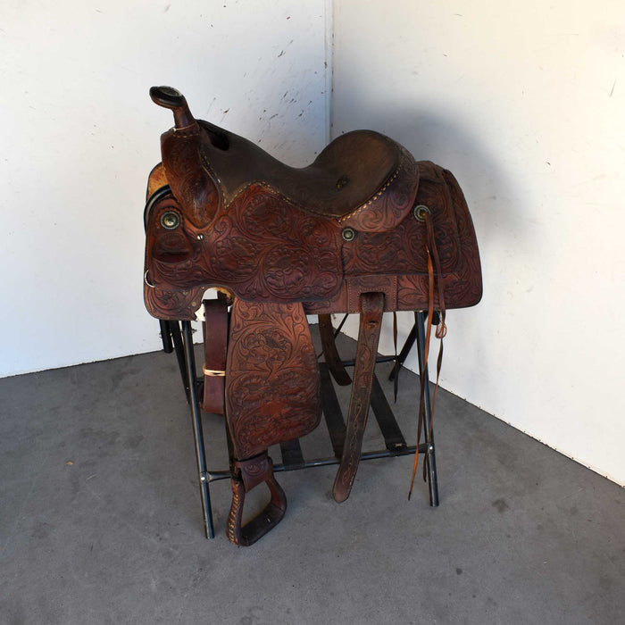 Used 15" Billy Cook Non-Rider Decor Only Saddle Sale Barn Billy Cook