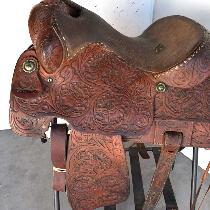 Used 15" Billy Cook Non-Rider Decor Only Saddle Sale Barn Billy Cook