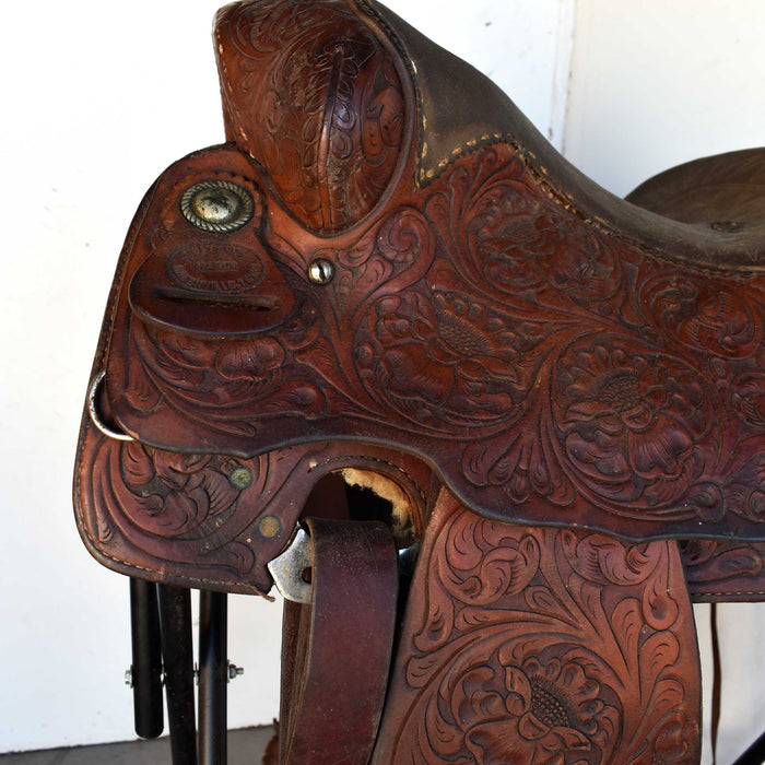 Used 15" Billy Cook Non-Rider Decor Only Saddle Sale Barn Billy Cook