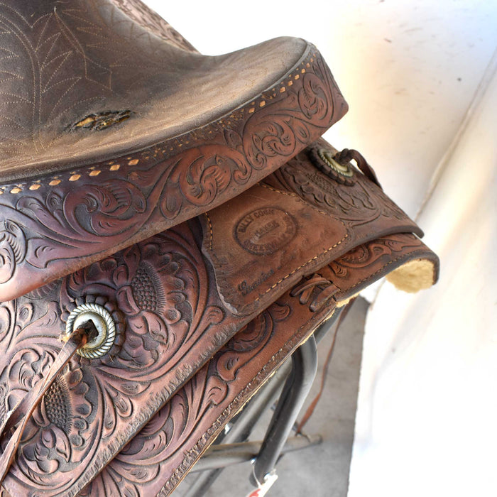 Used 15" Billy Cook Non-Rider Decor Only Saddle Sale Barn Billy Cook