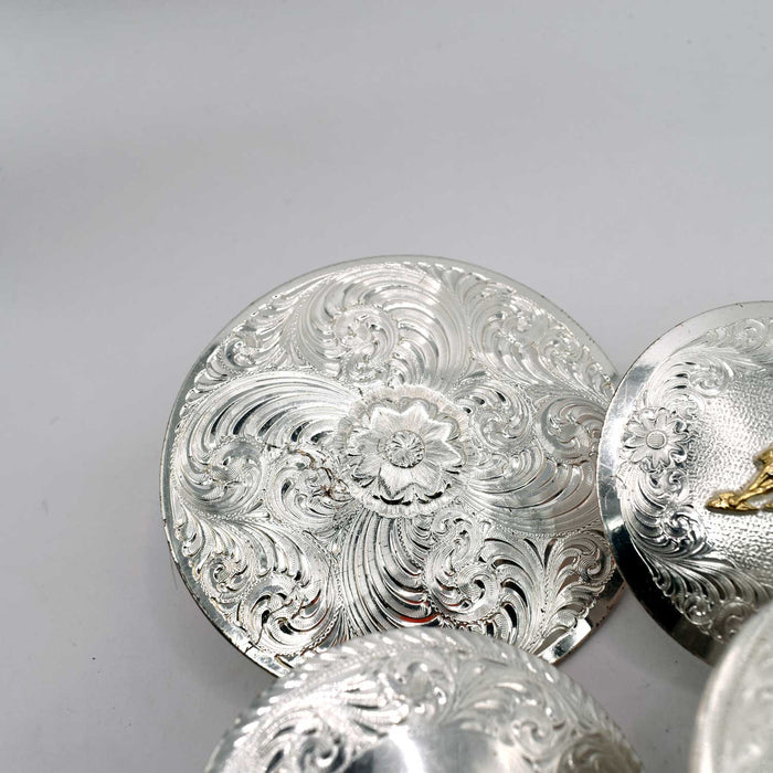 NEW Assorted Large Concho Set Of 4 Sale Barn Teskey's