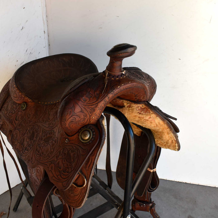 Used 15" Billy Cook Non-Rider Decor Only Saddle Sale Barn Billy Cook