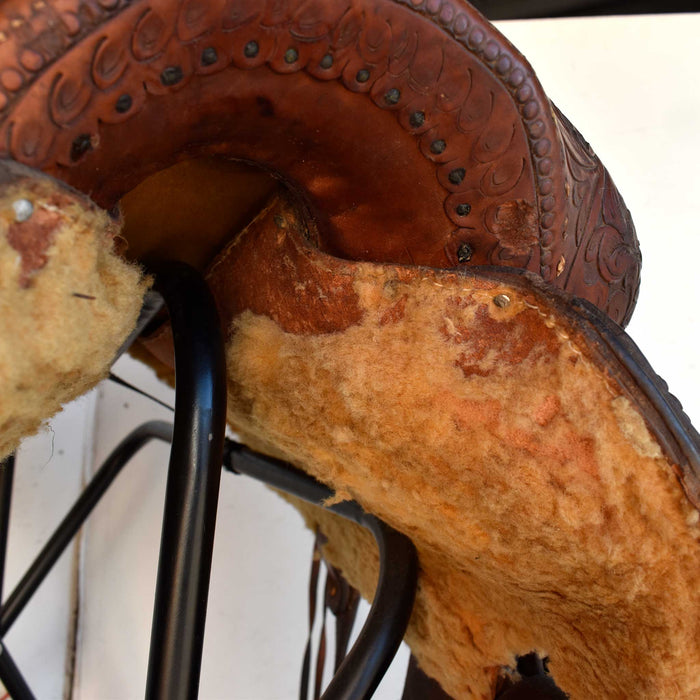 Used 15" Billy Cook Non-Rider Decor Only Saddle Sale Barn Billy Cook