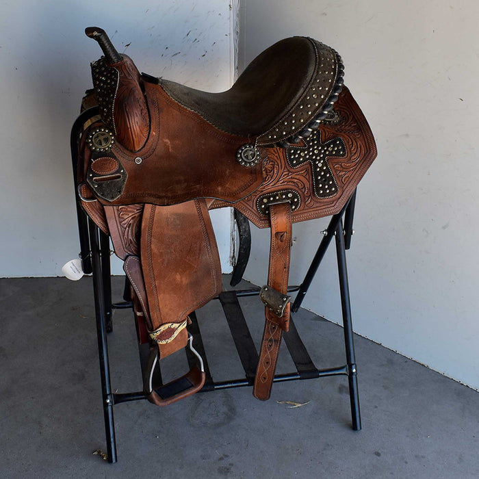 Used 15" Silver Royal Rider Saddle Sale Barn Silver Royal
