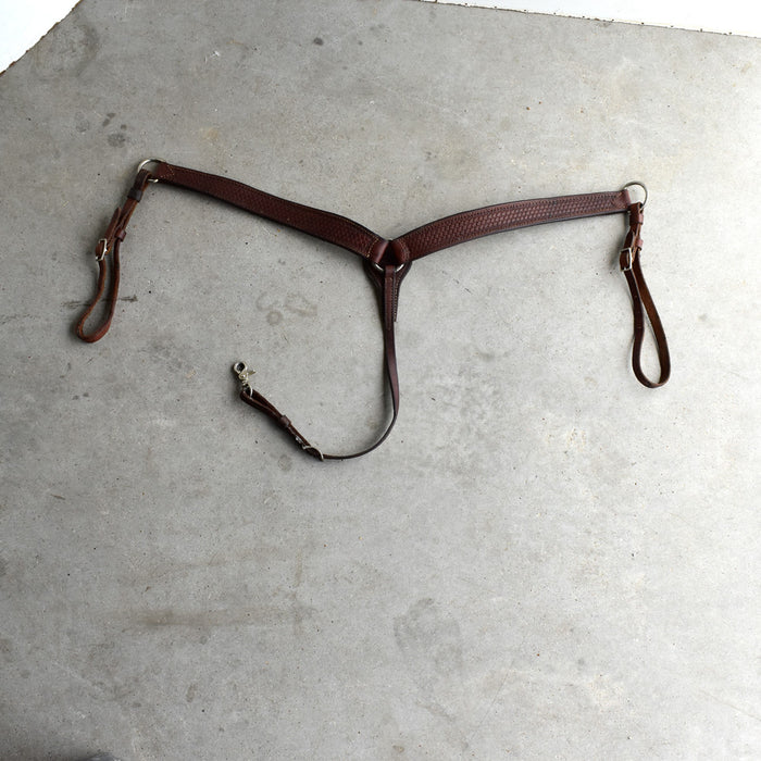 Used Teskey's Basket Weaved Breast Collar Sale Barn Teskey's