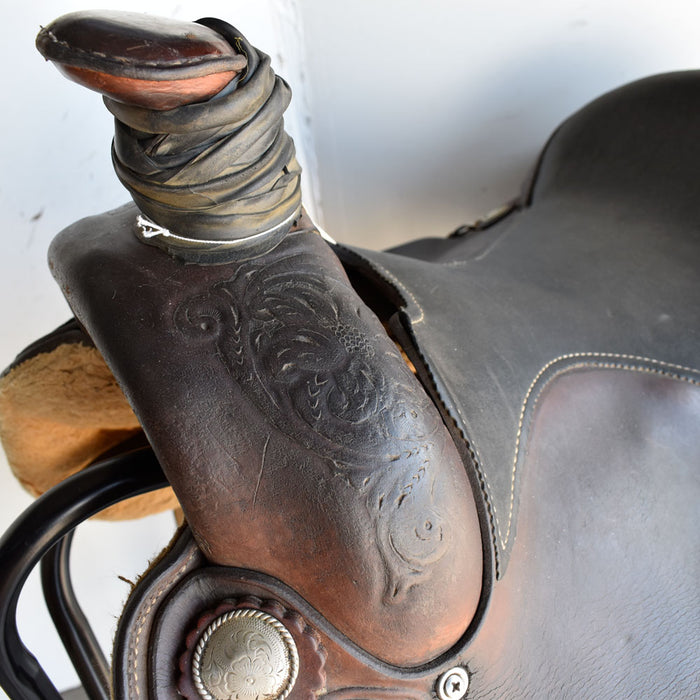 Used 15" TYRA Rider Saddle Sale Barn Teskey's
