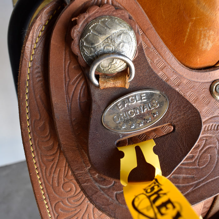 Used 16" Eagle Original Rider Saddle Sale Barn Eagle Orignial