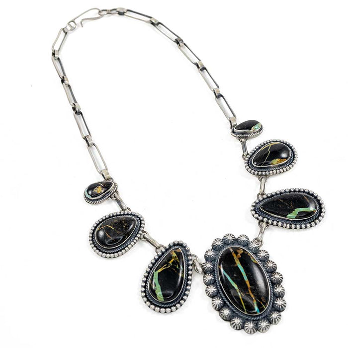 Black Jack Stone Lariat Necklace WOMEN - Accessories - Jewelry - Necklaces Sunwest Silver