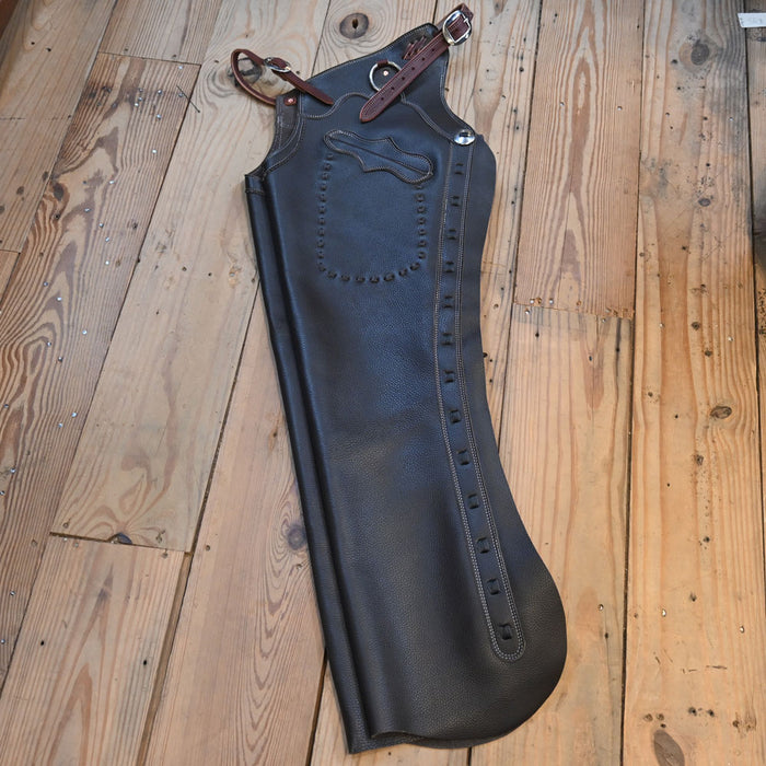 Medium Dark Chocolate Shotgun Chaps Tack - Chaps & Chinks Teskey's