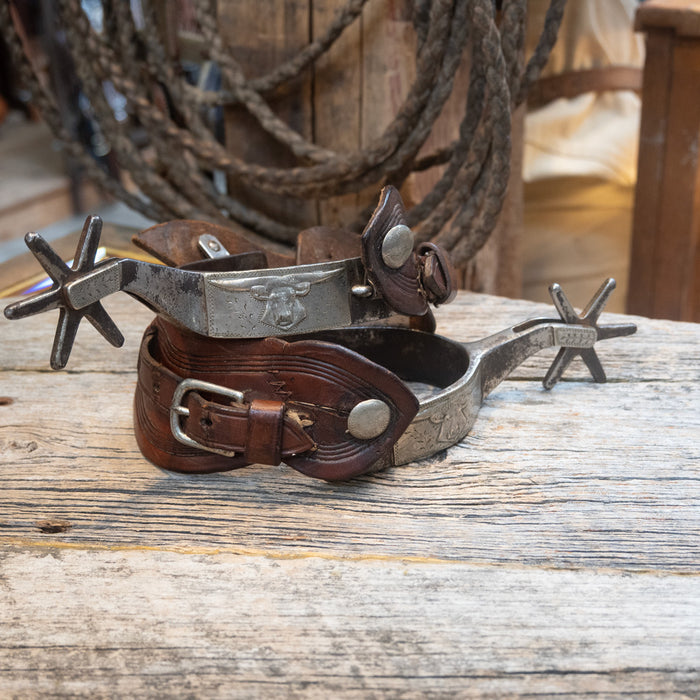 1940's Spurs Stamped "Kelly" Tack - Spurs Kelly