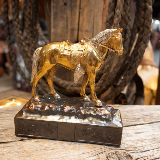 San Francisco Souvenir Gold Horse w/Bronze Base Collectibles MISC