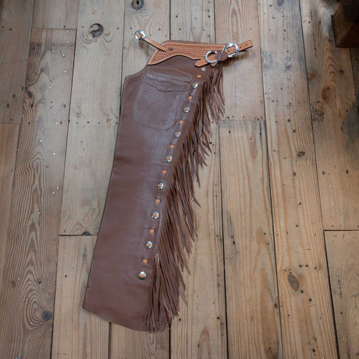 Teskey's Small Brown Versatility Shotgun Chaps Tack - Chaps & Chinks Teskey's