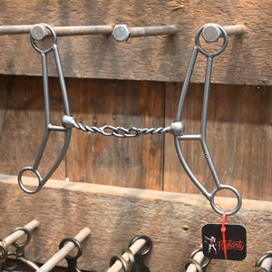 Flaharty Banana - Twisted - 3 piece Chain -  Snaffle FH549 Tack - Bits, Spurs & Curbs - Bits Flaharty   