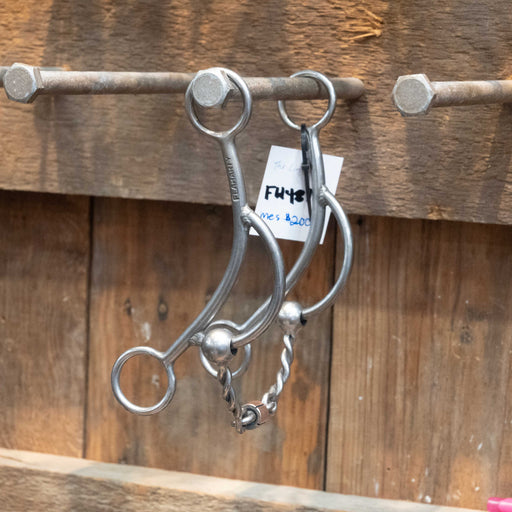 Flaharty Linda Twisted Wire Dogbone Copper Roller Bit Tack - Bits Flaharty