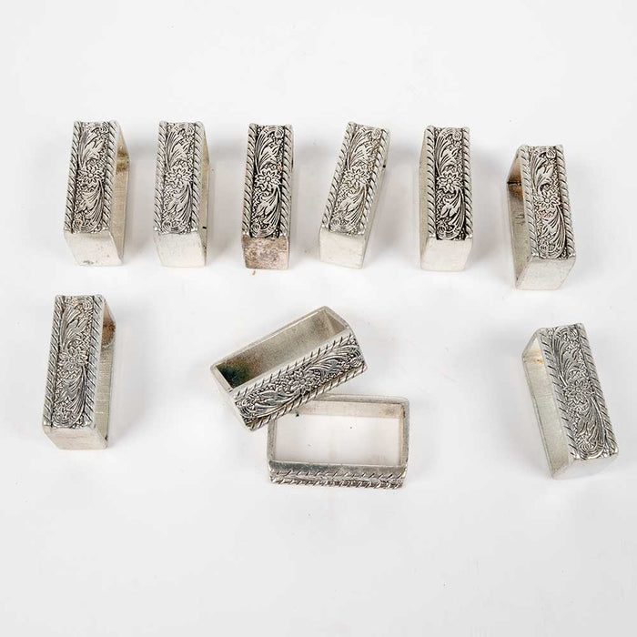 New Set Of 10 1" Floral Belt Keepers Sale Barn MISC