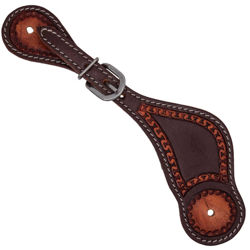 Teskey's Ladies Running W Spur Straps Tack - Spur Straps Teskey's