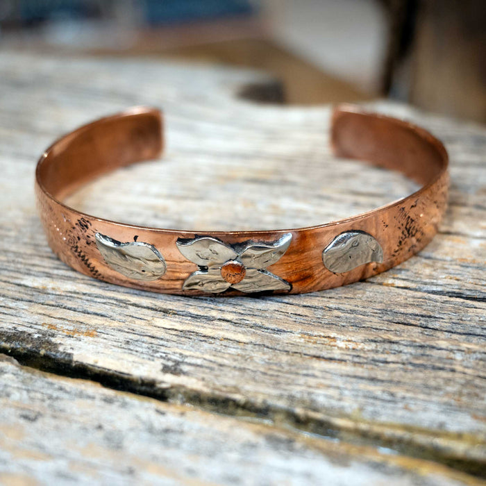Ricky Trammell Floral Copper Bracelet