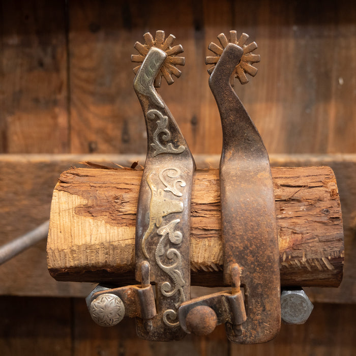 STOCKARD Silver Mounted Spurs Tack - Spurs Gerald Stockard