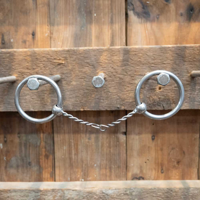 QBerry O-Ring Twisted Snaffle Tack - Bits Graeme Quisenberry