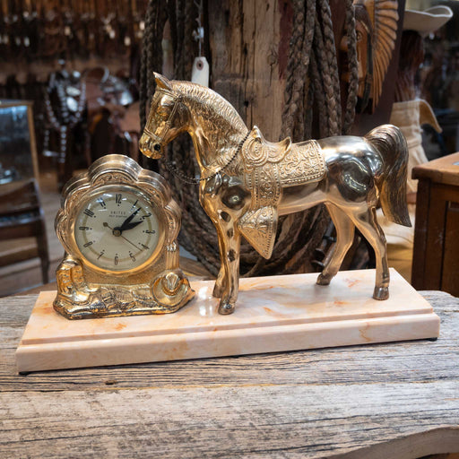 Vintage Golden Horse Clock Collectibles Teskey's