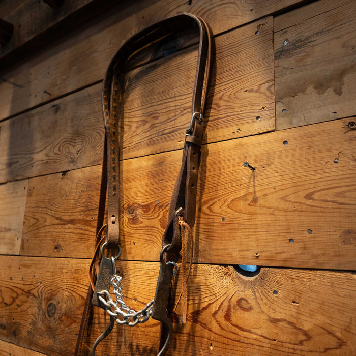 Rod Tuescher Chain Bit Bridle Rig Tack - Rigs Rod Teuscher