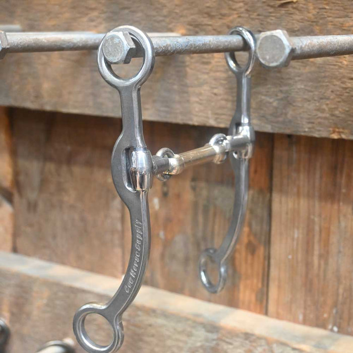 CHS Dogbone Long Crow Shank Bit Tack - Bits Cow Horse Supply