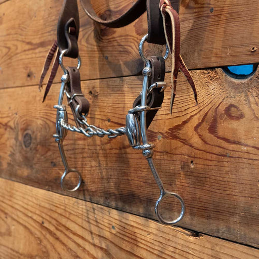 CHS Lil' Beau Twisted Snaffle Bridle Tack - Training Cow Horse Supply