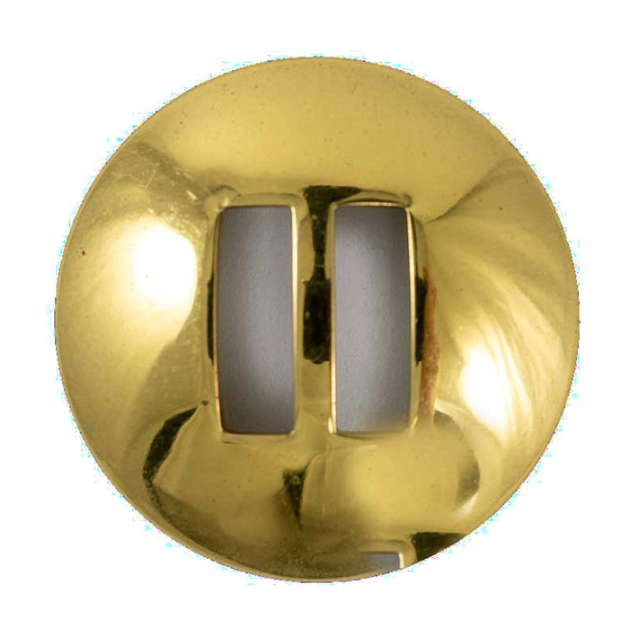 Brass Smooth Slotted Concho Tack - Conchos & Hardware MISC