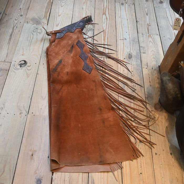 Jim Murray Rough-Out Ranching Chaps Tack - Chaps & Chinks Jim Murray