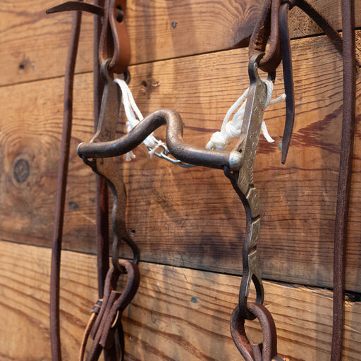 Silver Mounted Solid Port Bridle Rig Tack - Rigs MISC