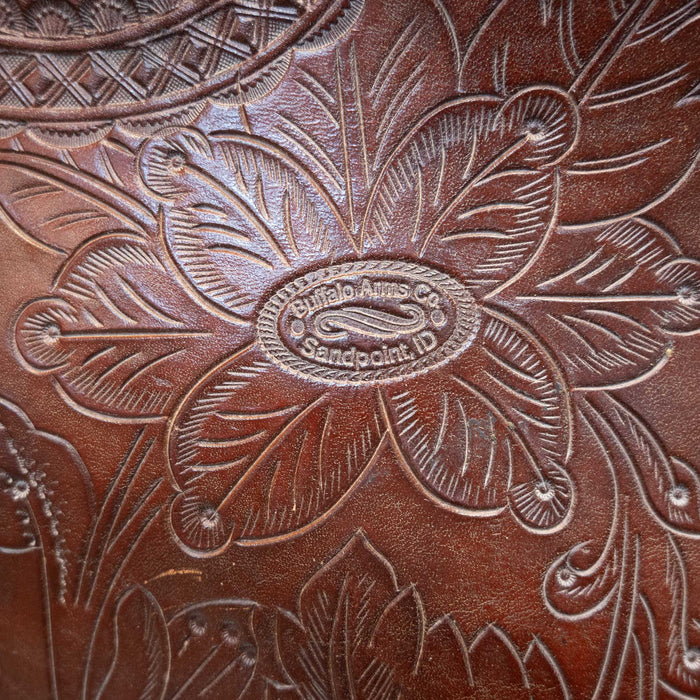 Buffalo Arms Vintage Pommel Bags w/Holster Collectibles Buffalo Arms Co.