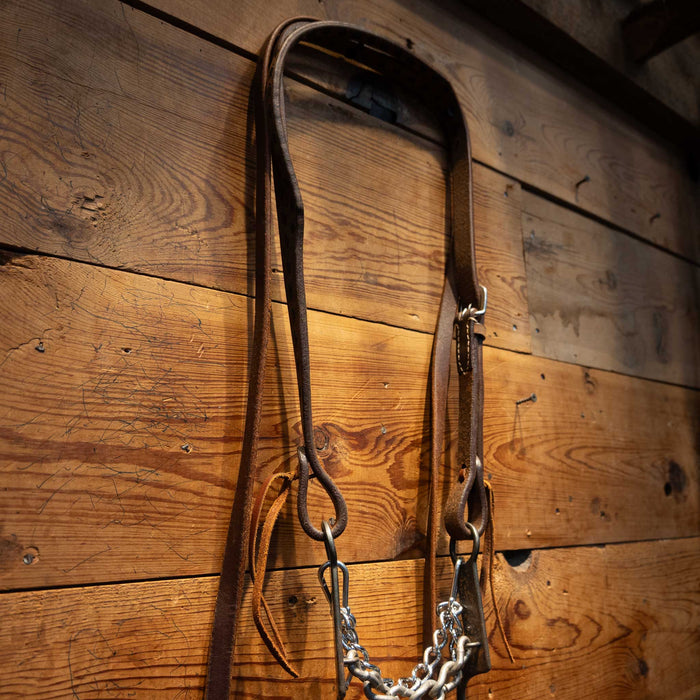 Rod Tuescher Chain Bit Bridle Rig Tack - Rigs Rod Teuscher