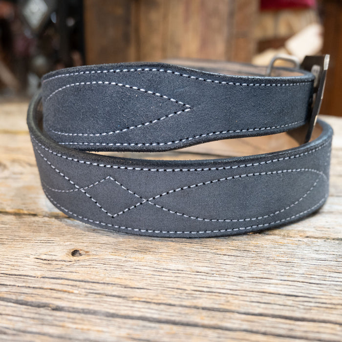Adam Lahey Custom Charcoal Grey Belt