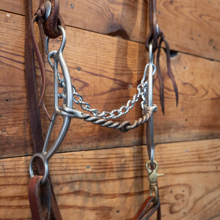 Twisted Snaffle Gag Bridle Rig