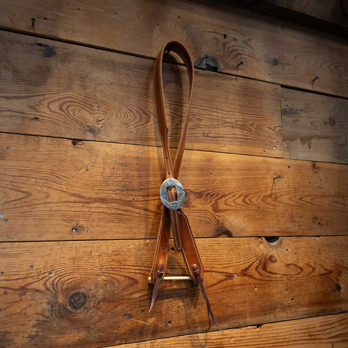 King Saddlery Split Ear Headstall w/ Teskey's Buckle