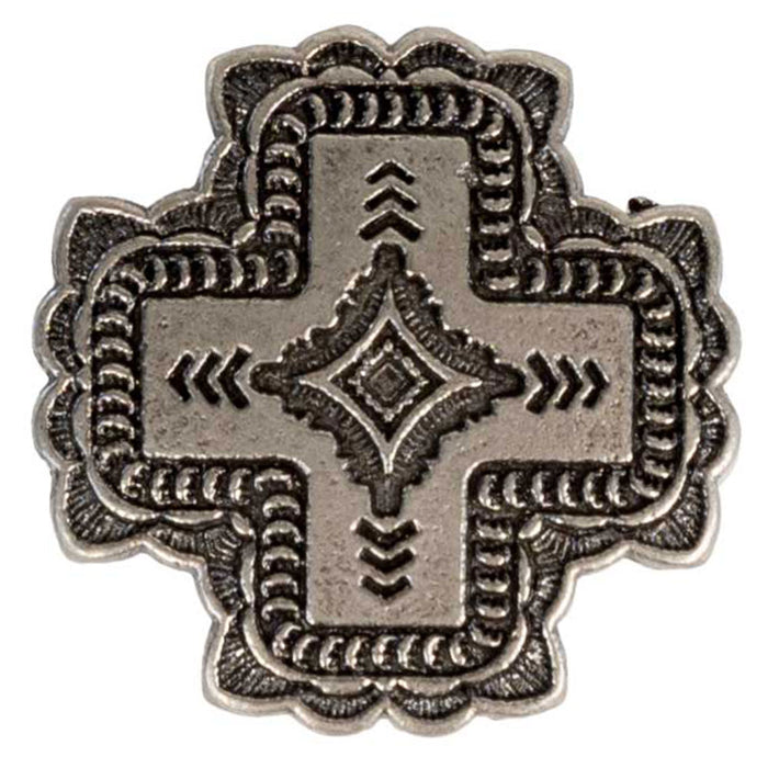 Vintage Santa Fe Cross Concho Tack - Conchos & Hardware MISC